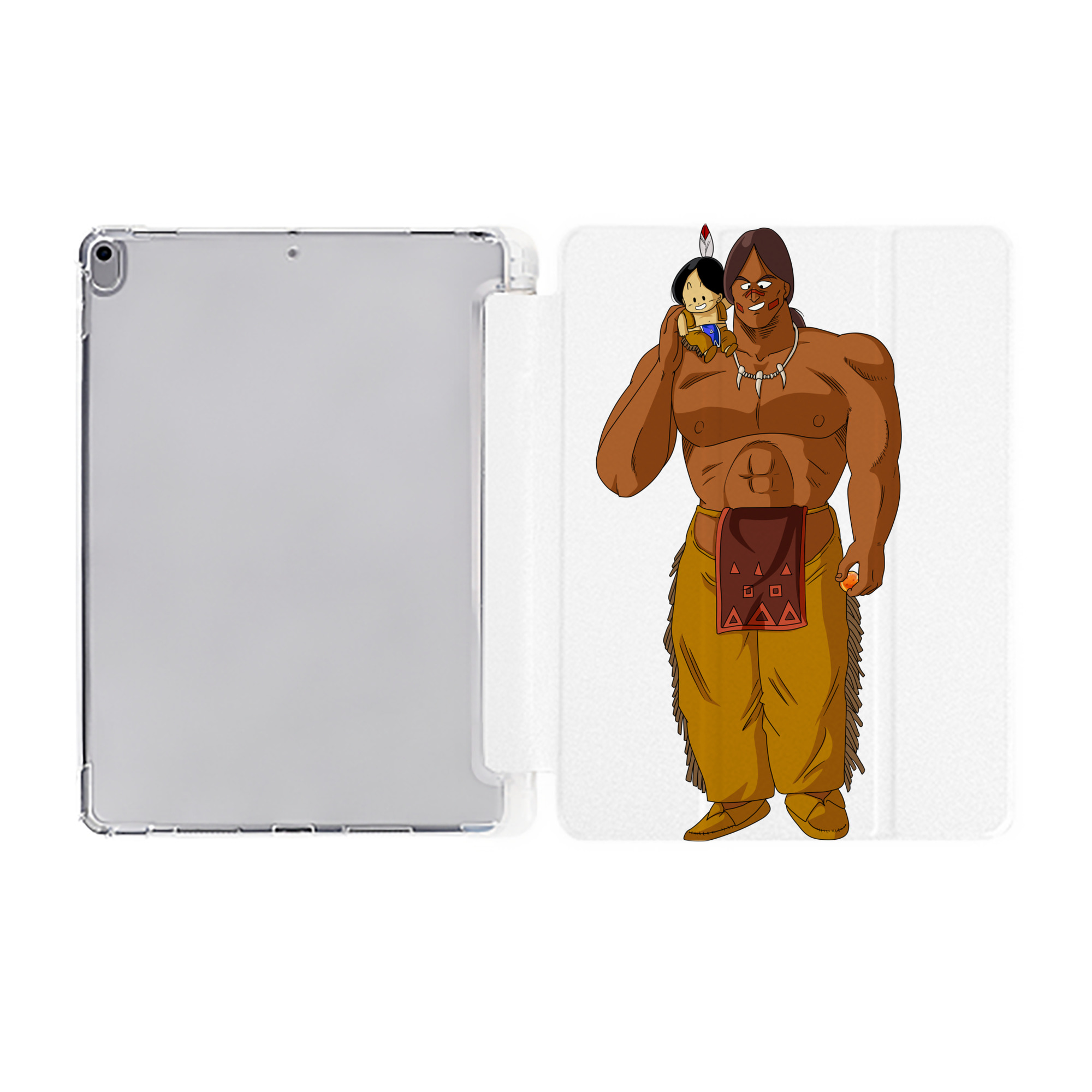 （画像用） ドラゴンボール DRAGON BALL IPad ケース ペン収納付き 三つ折りスタンド PUレザー×シリコン 対応機種9.5/10.5/10.9インチ